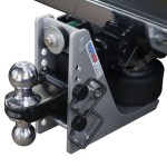 Streamline Aluminum Air Hitch & Chrome Combo Ball Installed