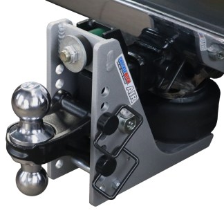 Streamline Aluminum Air Hitch & Chrome Combo Ball Installed