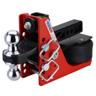 Original Shocker Air Receiver Hitch with Chrome Combo Ball