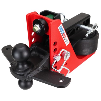 12K Original Air Hitch with Black Combo Ball Mount with Sway Tabs - For 2 Receiver