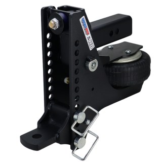 Shocker HD Max Black Super Drop Air Hitch with Drawbar Mount - For 2-1/2" Receiver