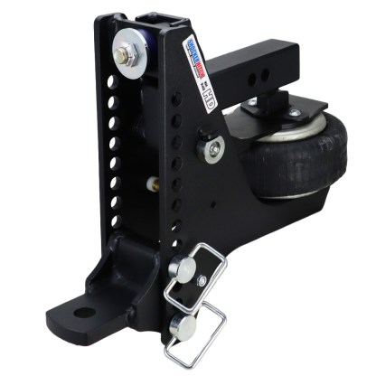 Shocker HD Max Black Super Drop Air Hitch with Drawbar Mount - For 2" Receiver