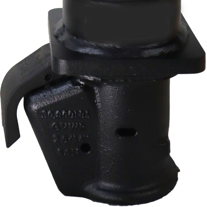 Demco 2-5/16" Coupler - Matte Black - Locked Position