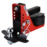 Shocker 12K Original Air Bumper Hitch with Sway Tab Drop Ball Mount with 2-5-16 Ball - For 2 Receiver