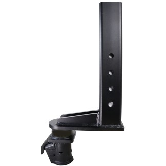 9" Offset Demco Gooseneck Coupler - Square - Black