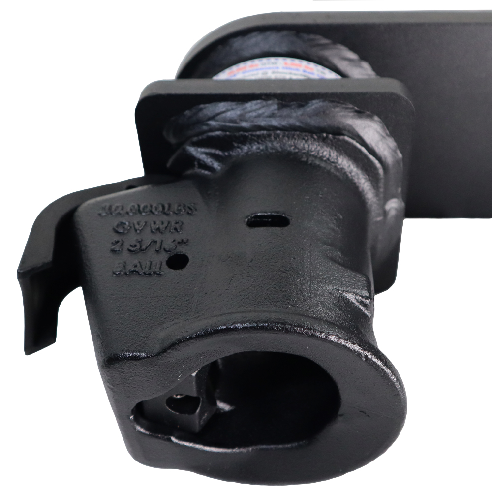 9" Offset Demco 2-5/16" Coupler - Matte Black - Locked Position