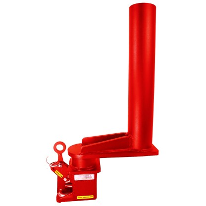 Shocker Round Blank Stem & 9in Extension Shift Lock Coupler - Red