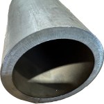 Thick Wall Round Tube Gooseneck Stem - Raw Steel