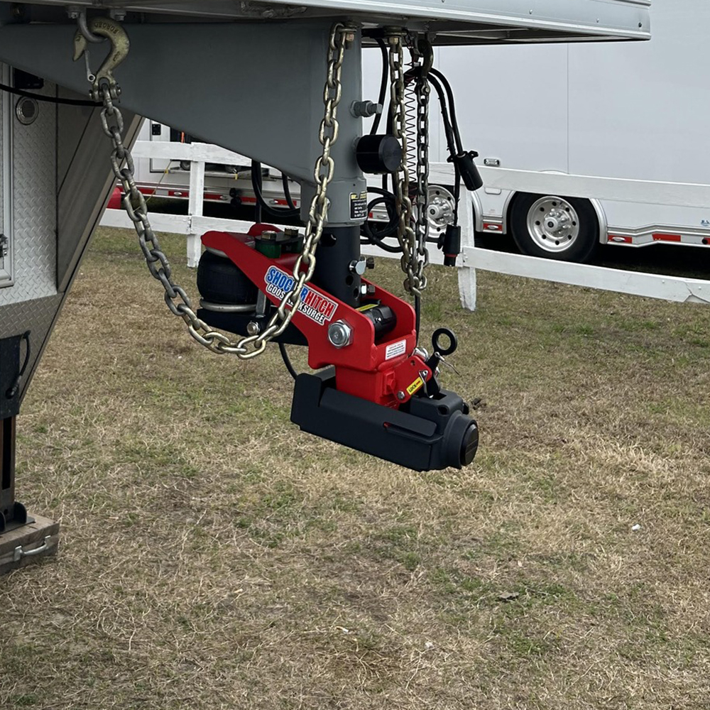 Shift lock Gooseneck Coupler Lock -In Use