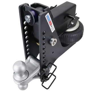 Super Drop HD Max Black Air Hitch & Silver Combo Ball - 2-1/2" Receiver
