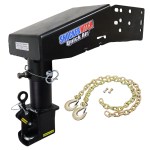 Shocker 5th Wheel to Gooseneck Shift Lock Coupler Conversion Kit with Chains