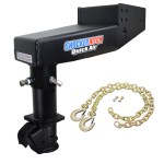 Shocker 5th Wheel to Gooseneck with Demco Coupler Conversion Kit with Chains - Turning Point Pin Box