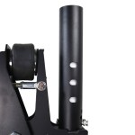 Multi-Fit Round Stem on Gooseneck Air 9" Offset Shift Lock Coupler & Slotted Holes Fits More Trailers
