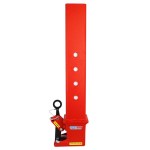 Shocker Square Gooseneck Stem & Shift Lock Coupler for 2-5/16" Ball - Red