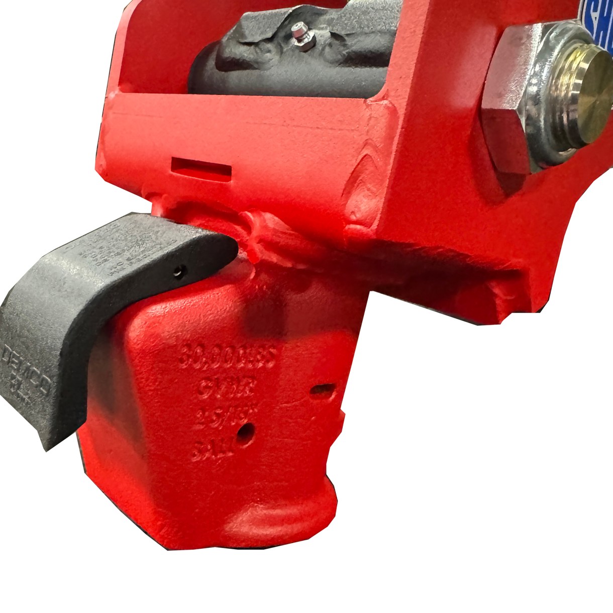 Goose Air Hitch with Demco Coupler - Lower to Auto Latch on Trailer Ball - Shown in Latch Position