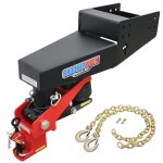 Quick Air 5th Wheel to Goose Kit - Shift Lock Coupler & Chain Kit - Turning Point Pin Box