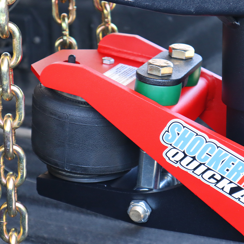 Quick Air 5th Wheel to Gooseneck Built in Air Ride & Dual Bump Cushions