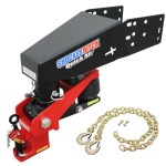 Quick Air 5th Wheel to Gooseneck Kit with Shift Lock Coupler & Chain Kit (2)