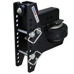 HD Max Black Super Drop Air Hitch Base Frame with Pins - No Mount Included - 3" Receiver