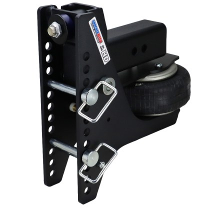 HD Max Black Super Drop Air Hitch Base Frame with Pins - No Mount Included - 3" Receiver