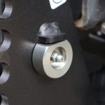 HD Max Black Super Drop 1" Diameter 1045 Carbon Steel Pivot Bolt w/ Grease Zerk