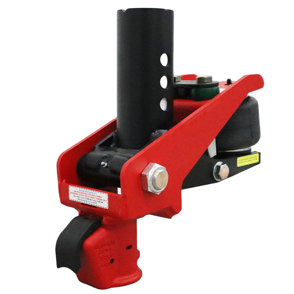 Quick Air Gooseneck Air Hitch & Demco Coupler For 5th Wheel Gooseneck Pin Box (Not for Use with Normal Gooseneck Trailer)