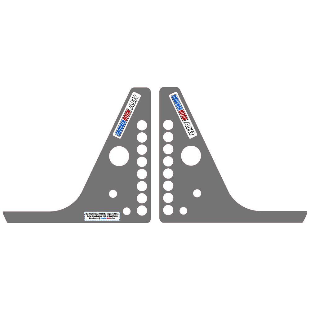 Custom Hitch Decal - 10K Grey