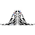 Custom Hitch Decal - 14K Checkered Flag