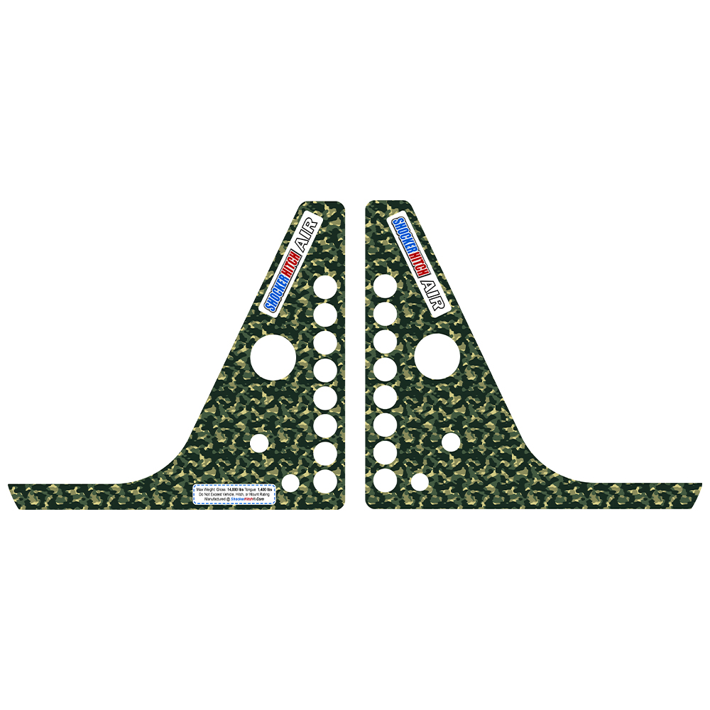 Custom Hitch Decal - 14K Green Camo