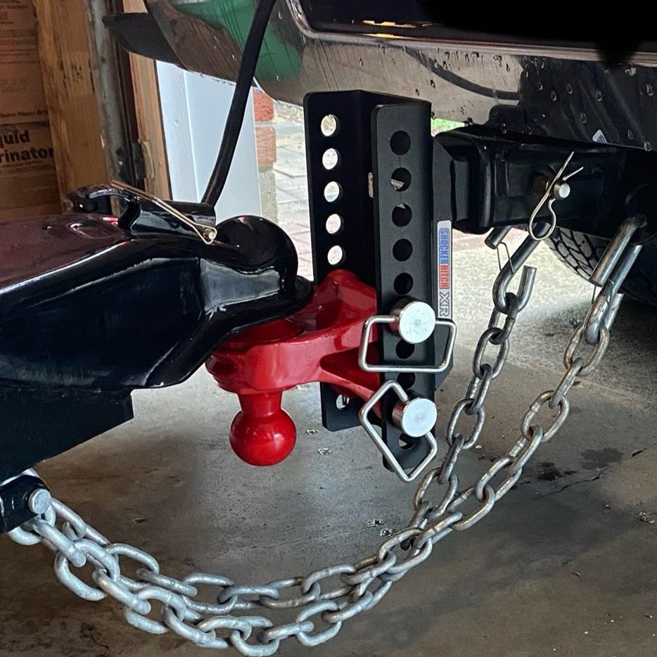 XR Hitch with Red Combo Ball Installed