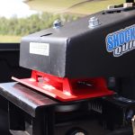 Pivoting Air Ride Kingpin Connection of Quick Air 5th Wheel Camper Pin Box