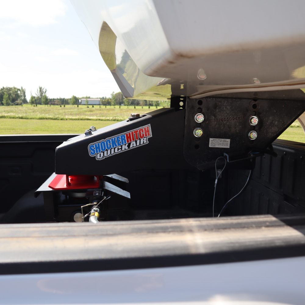 Quick Air 5th Wheel Camper Pin Box Side View