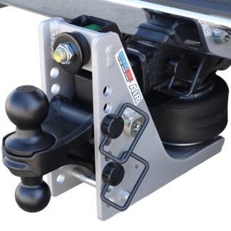 10K Air Hitch & Black Combo Ball Installed