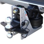 10K Air Hitch & Chrome Sway Tab Combo Ball Installed