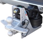10K Air Hitch & Silver Sway Tab Combo Ball Installed