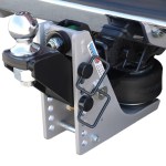 10K Air Hitch & Raised Mount w/ 2-5/16" Ball Installed