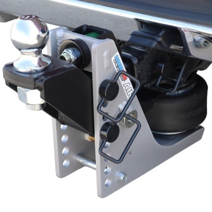 10K Air Hitch & Raised Mount w/ 2-5/16" Ball Installed