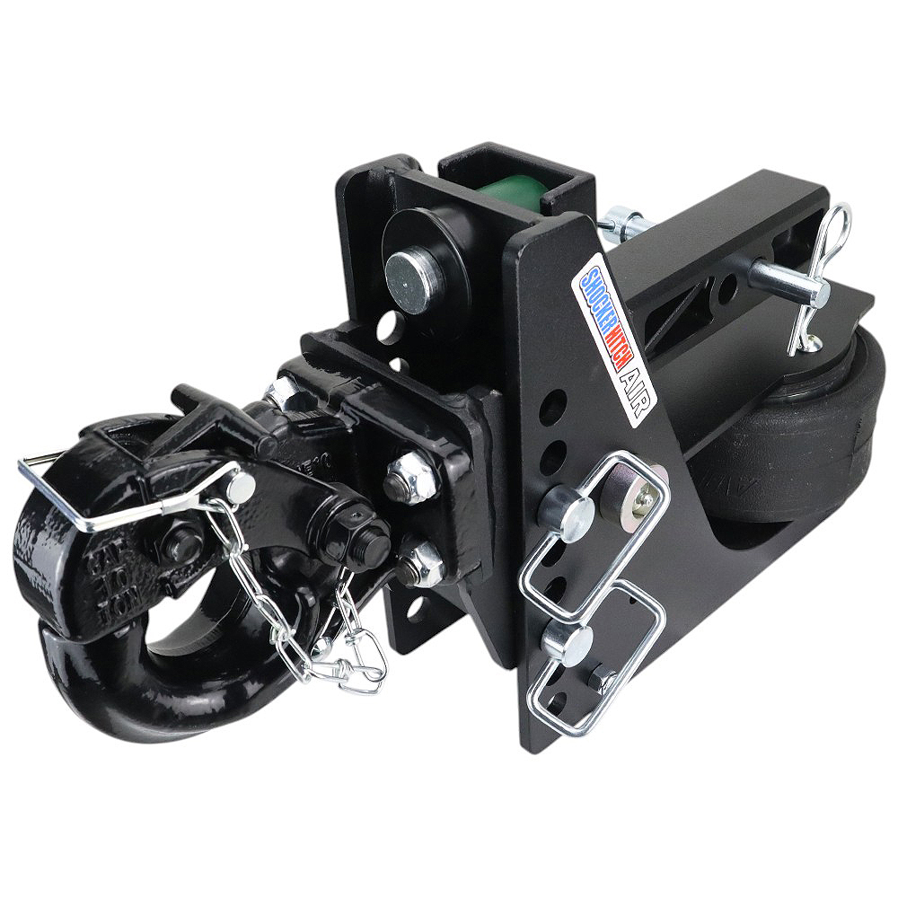 14K Max Black Air Hitch & 10-Ton Pintle - 2" Receiver