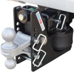 Max Black Air Hitch & Silver Combo Ball Installed