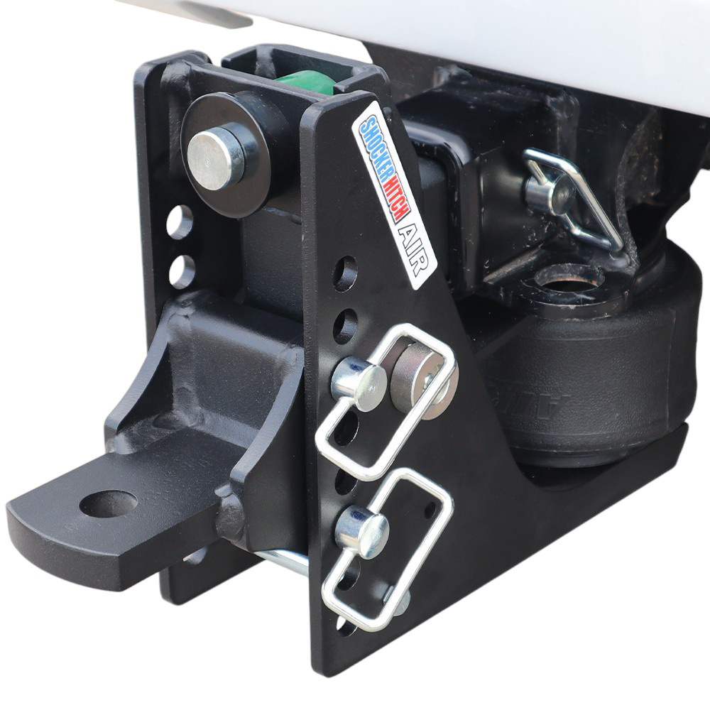 14K Max Black Air Hitch & Drawbar Installed