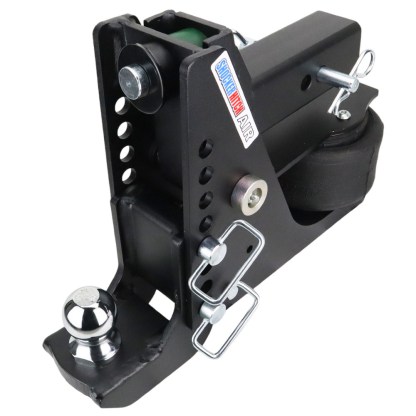 14K Max Black Air Hitch & Drop Mount w/ 2" Ball - 2-1/2" Receiver