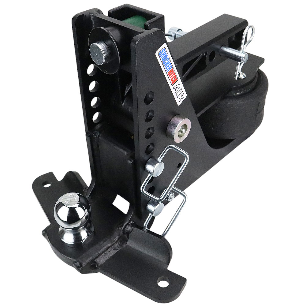14K Max Black Air Hitch & Sway Tab Drop Mount w/ 2" Ball - 2" Receiver