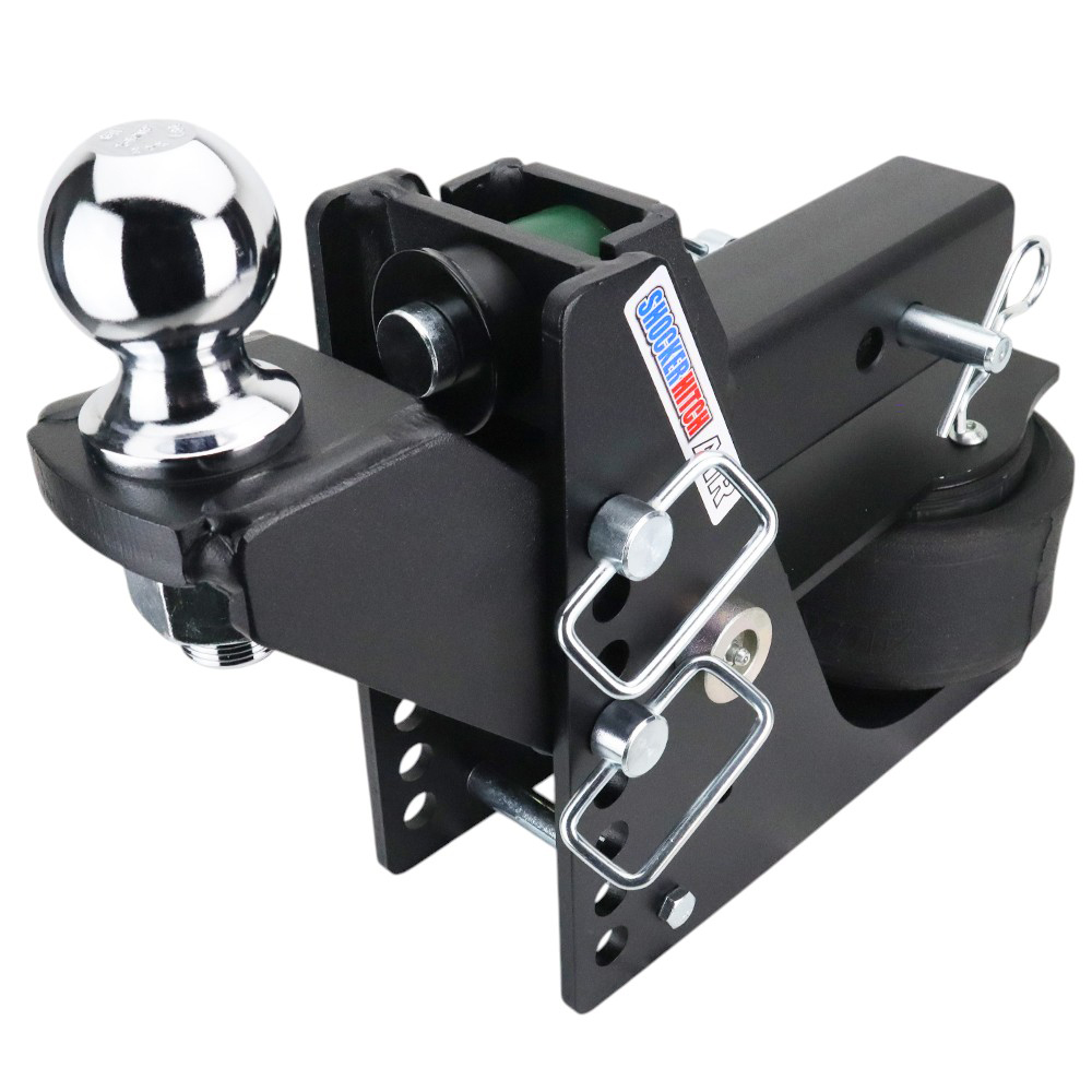 14K Max Black Air Hitch & Raised Mount w/ 2-5/16" Ball - 2-1/2" Receiver