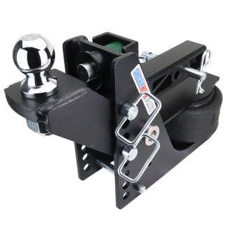 14K Max Black Air Hitch & Raised Mount w/ 2" Ball - 2" Receiver