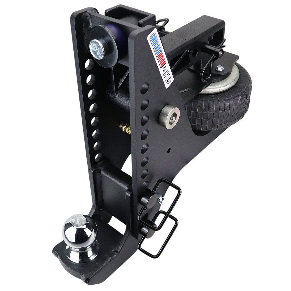 20K Super Drop Max Black Air Hitch & Drop Mount w/ 2-5/16" Ball - 2" Receiver