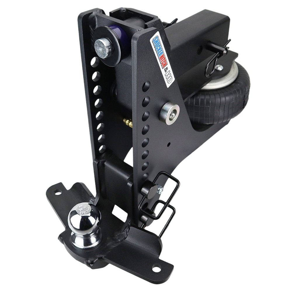 20K Super Drop Max Black Air Hitch & Sway Tab Drop Mount w/ 2-5/16" Ball - 2-1/2" Receiver