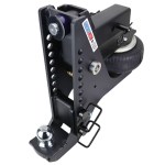 20K Super Drop Max Black Air Hitch & Drop Mount w/ 2" Ball - 2-1/2" Receiver