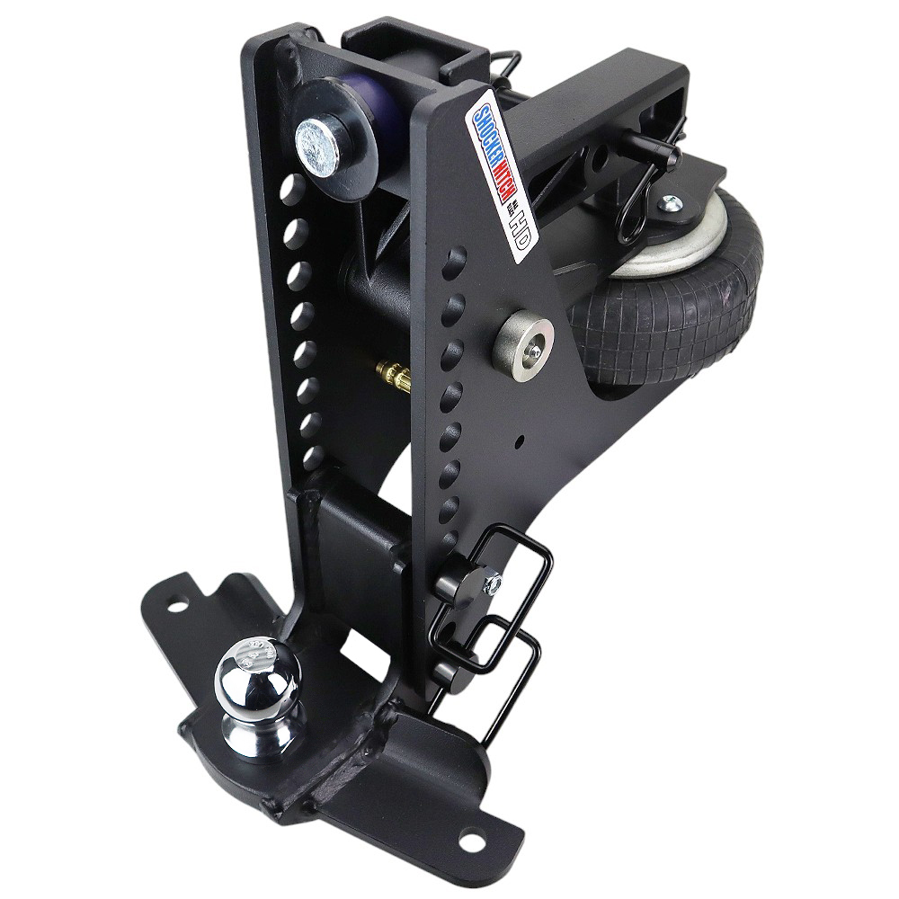 20K Super Drop Max Black Air Hitch & Sway Tab Drop Mount w/ 2" Ball - 2" Receiver