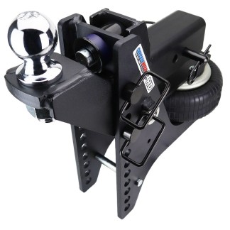 20K Super Drop Max Black Air Hitch & Raised Mount w/ 2-5/16" Ball - 3" Receiver