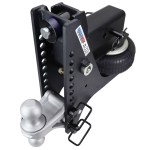 20K Super Drop Max Black Air Hitch & Silver Combo Ball - 3" Receiver